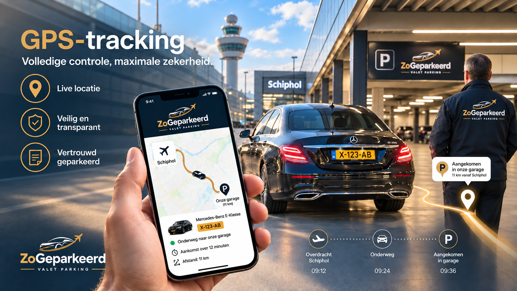 Valet parking Schiphol