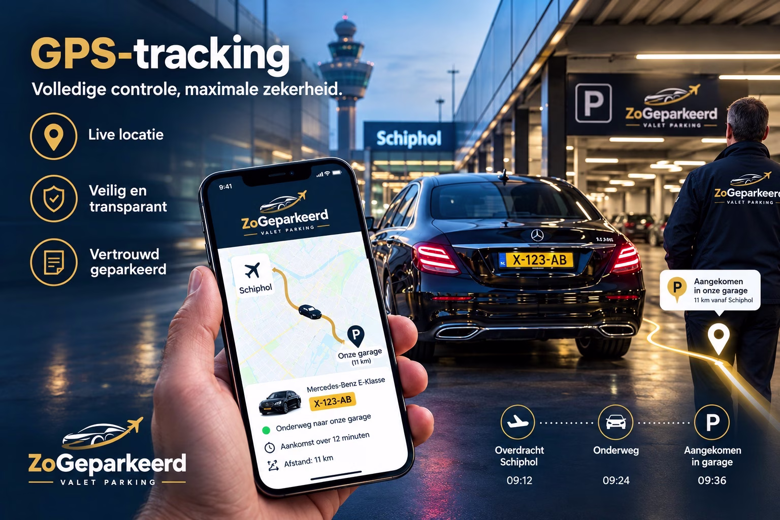 Valet parking Schiphol
